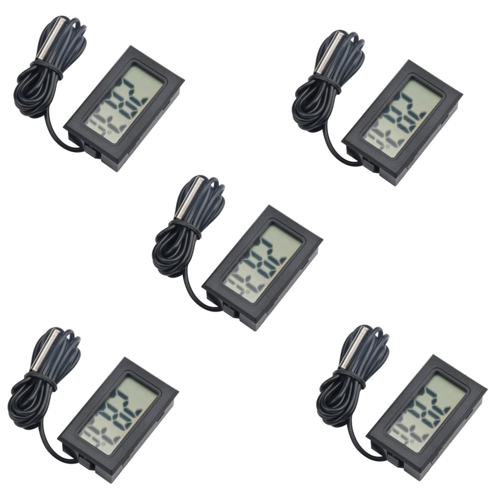 Planted Aquarium Temperature - Mini LCD Digital Thermometer FY-10 Eingebetteter