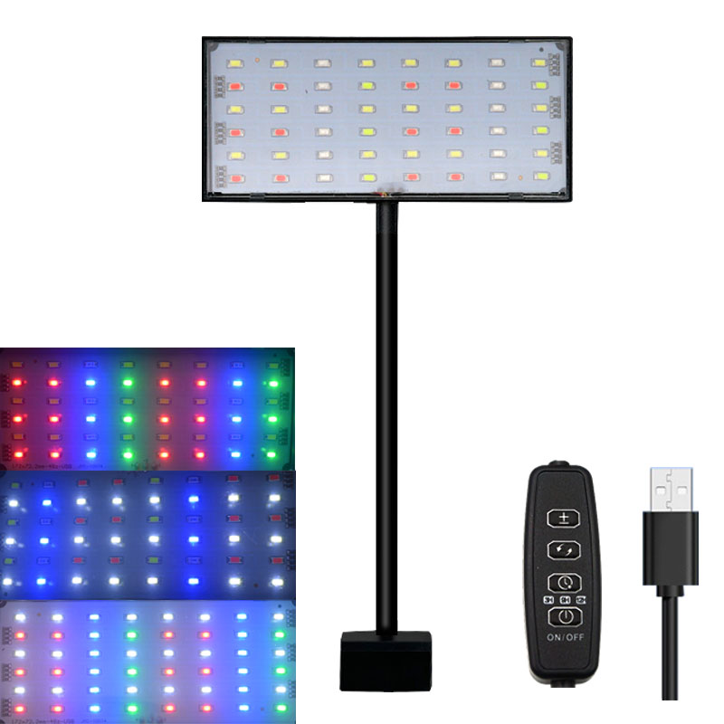 Planted Aquarium Pendant Light - Aquarium Fischbecken Vollspektrum LED-Beleuchtung mit Zyklus-Timer,