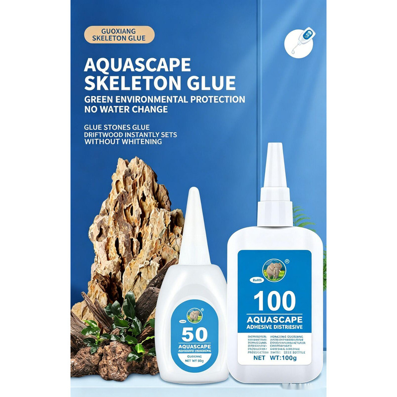 Non Planted Aquarium Fish - 1,8oz/3,5oz Mooskleber Schnelltrocknend Ungiftiger Klebstoff für