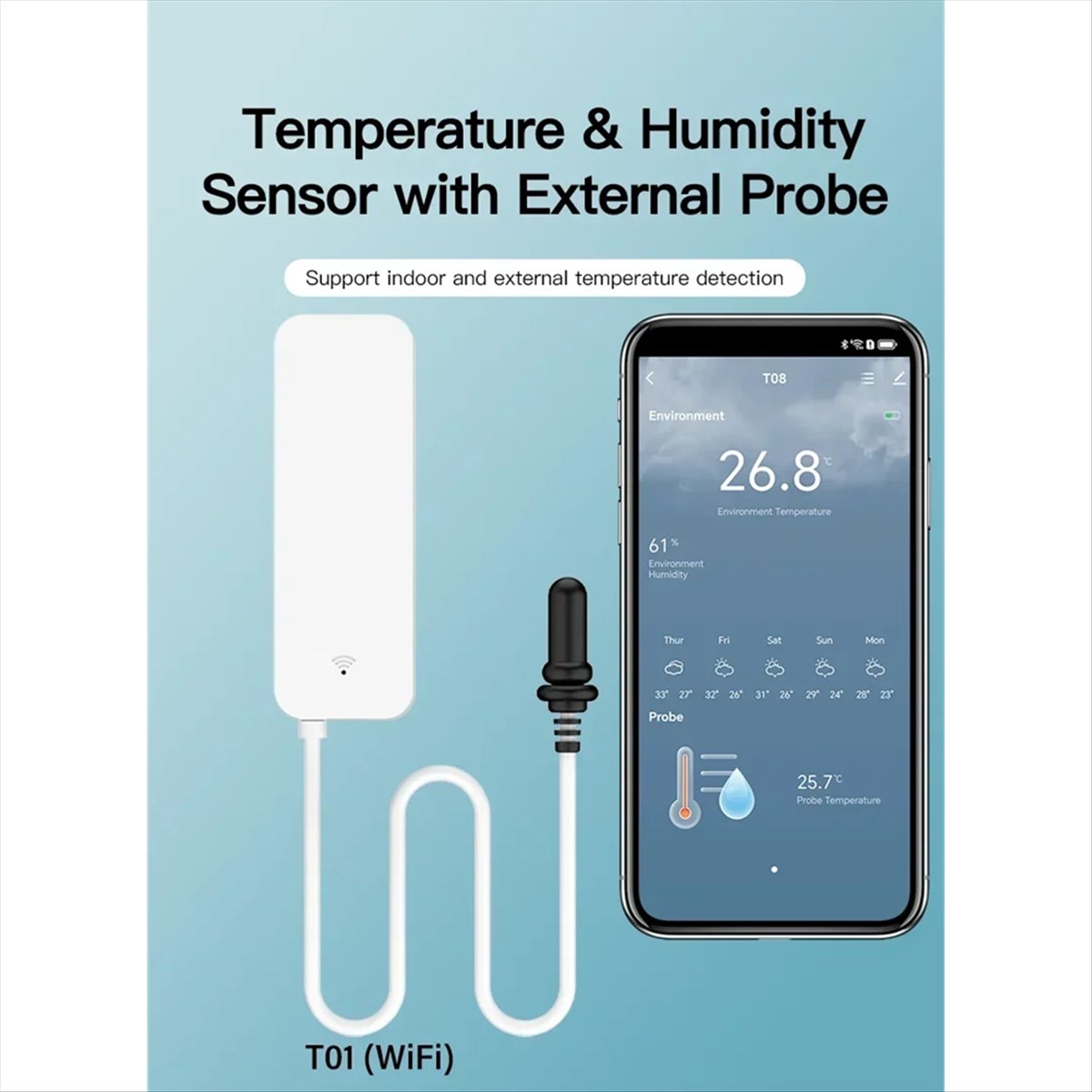 A64I Tuya WiFi Temperatur- und – Planted Aquarium Temperature Bewertung und Preis