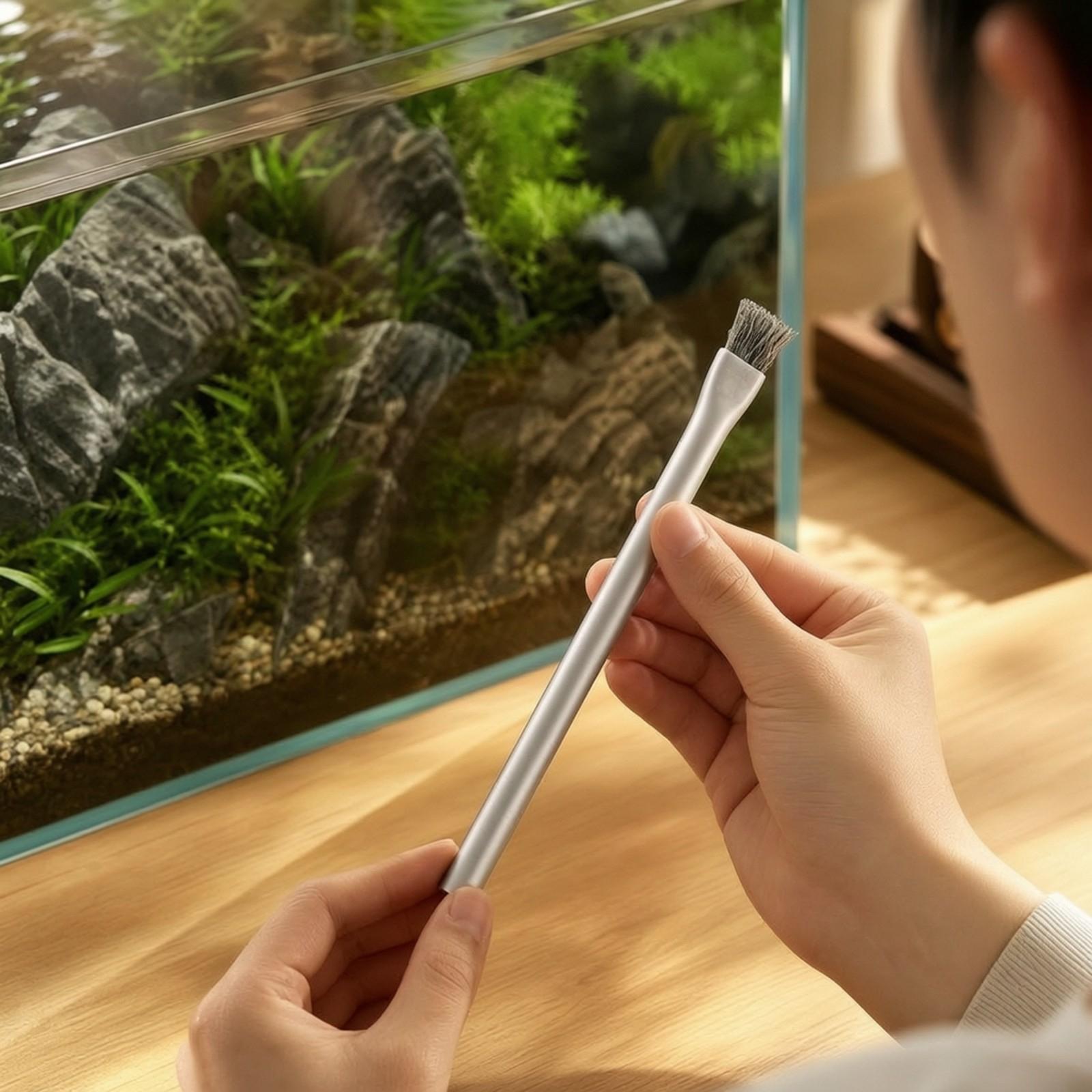 Algenbürste aus Edelstahl für  – Non Planted Aquarium Fish Bewertung und Preis
