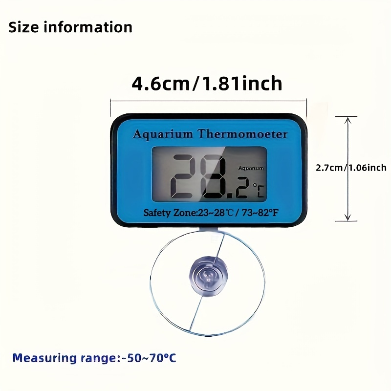 LCD Digitales Aquarium-Thermom – Planted Aquarium Temperature Bewertung und Preis